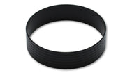 Vibrant HD Aluminum Union Sleeve for 2in OD Tubing - Hard Anodized Black - Boost Factory