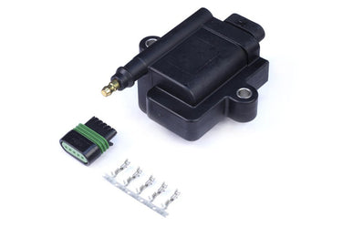 Haltech High Output IGN-1A Inductive Coil w/Built-In Ignitor w/Plug & Pins - Boost Factory