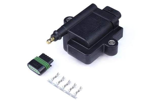Haltech High Output IGN-1A Inductive Coil w/Built-In Ignitor w/Plug & Pins - Boost Factory