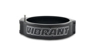 Vibrant 3.50in O.D. Aluminized HD 2.0 Clamp - Anodized Black (Clamp Only) - Boost Factory