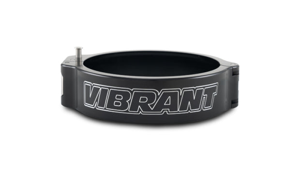 Vibrant 3.50in O.D. Aluminized HD 2.0 Clamp - Anodized Black (Clamp Only) - Boost Factory