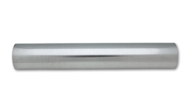 Vibrant 1.75in O.D. Universal Aluminum Tubing (18in long Straight Pipe) - Polished - 2172