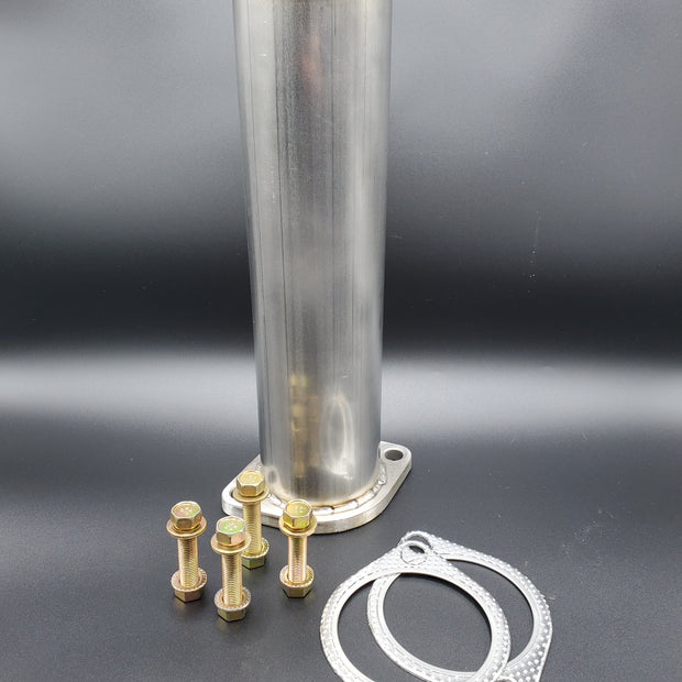 BOOST FACTORY S / R CHASSIS CAT DELETE TEST PIPE STAINLESS STEEL 3" - Boost Factory