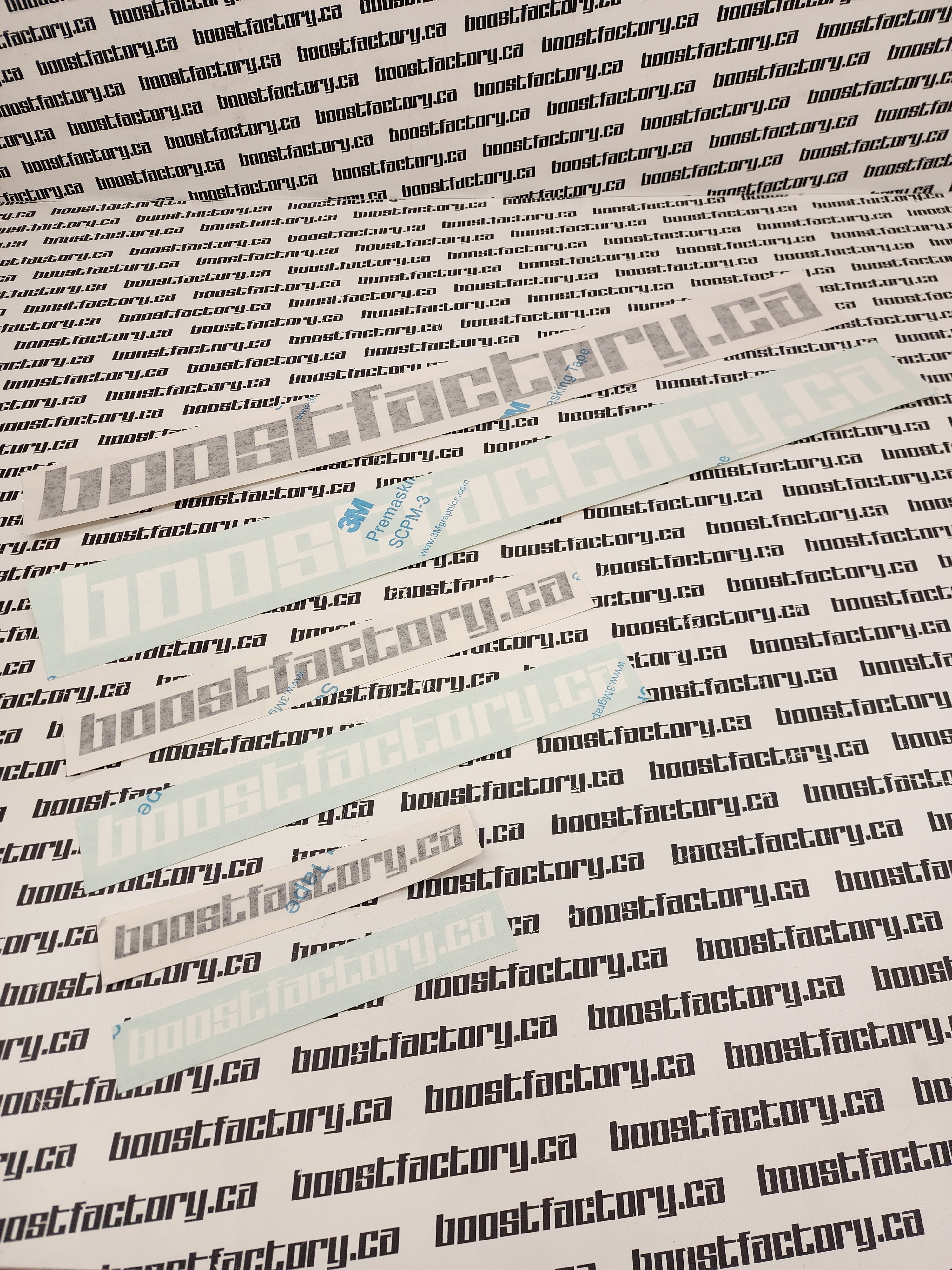 Boost Factory Vinyl Decals
