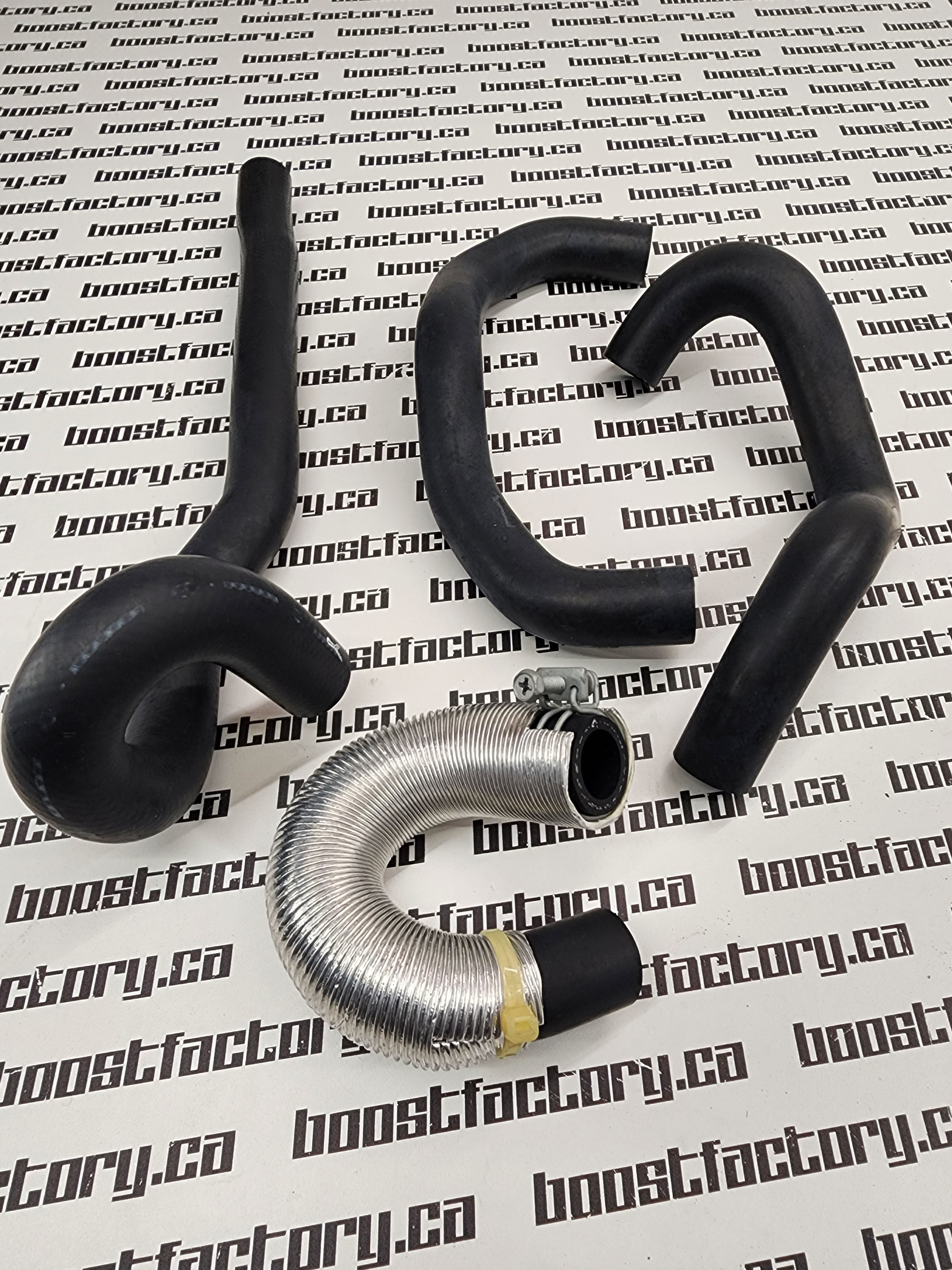 Genuine Nissan R34 GTR Heater Hose Kit, Rubber hoses only.
