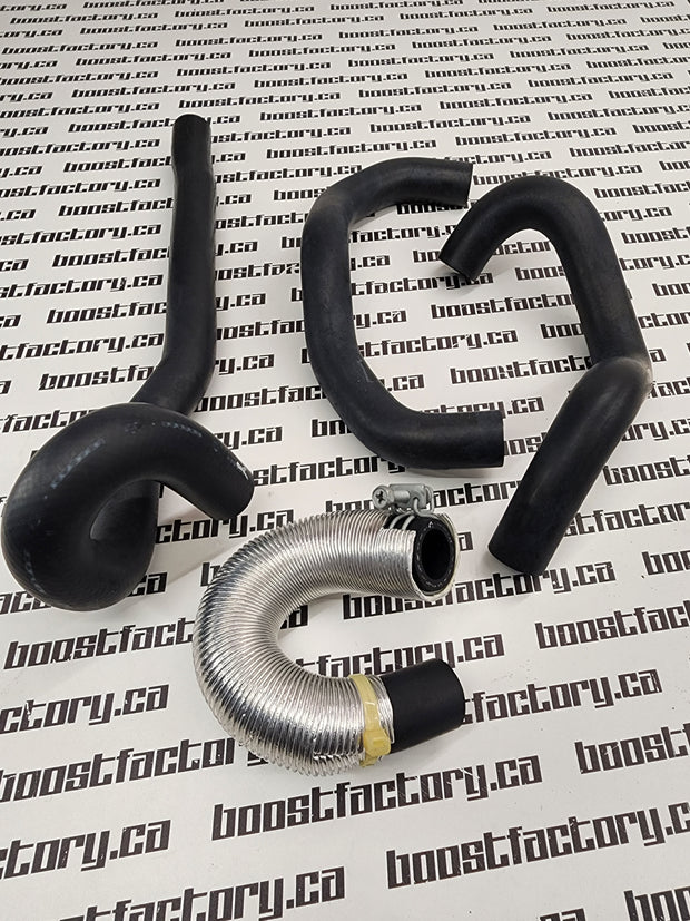 Genuine Nissan R34 GTR Heater Hose Kit, Rubber hoses only.
