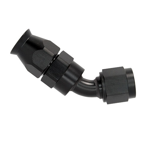 Performance World - 204508 -8AN 45 Degree Aluminum PTFE Hose End