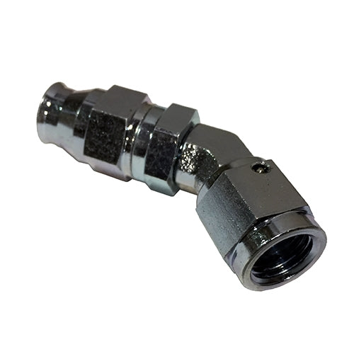 Performance World - 204513 -3AN Steel PTFE 45 Degree Forged Hose End
