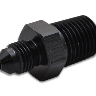 Vibrant -4AN to 3/8in NPT Straight Adapter Fitting - Aluminum - 10213
