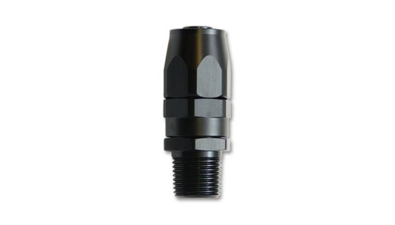 Vibrant Male Straight Hose End Fitting; Size: -6AN; Pipe Thread 1/8