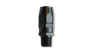 Vibrant Male Straight Hose End Fitting; Size: -6AN; Pipe Thread 1/8