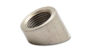 Vibrant 30 Degree Angled Oxygen Sensor Weld Bung T304 SS M18 x 1.5 Thread - 1 Piece - Boost Factory