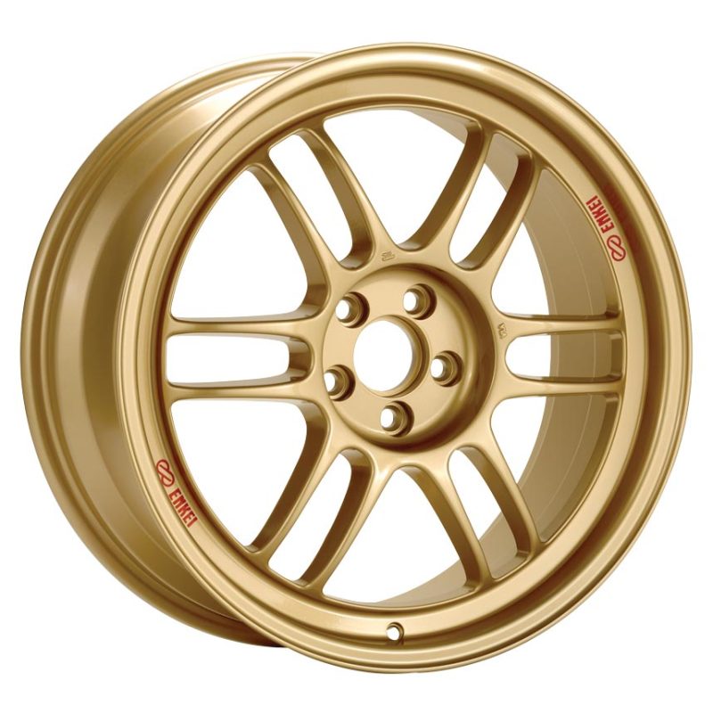 Enkei RPF1 17x9 5x114.3 45mm Offset 73mm Bore Gold Wheel  RX8 - Boost Factory