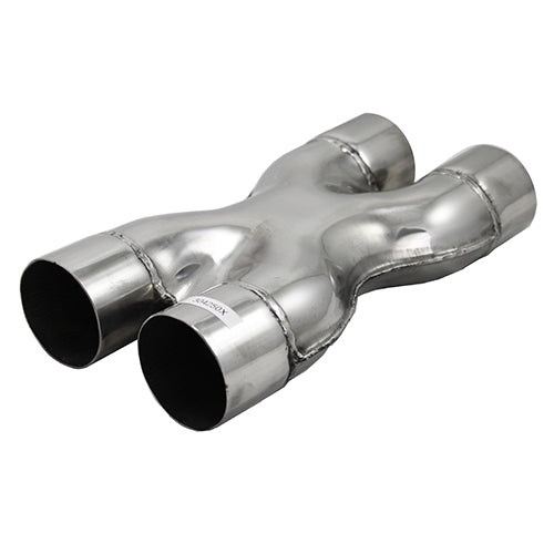 Performance World - 304300X 3.00" Stainless Steel X-Pipe