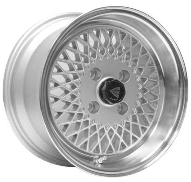 Enkei92 Classic Line 15x7 38mm Offset 4x100 Bolt Pattern Silver Wheel - Boost Factory