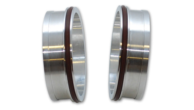 Vibrant Vanjen Aluminum Weld Fittings for 3.5in OD Tubing (for use with part #12567) - Sold In Pairs - Boost Factory