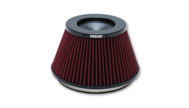 Vibrant The Classic Perf Air Filter 5in OD Conex3-5/8in Tallx6in ID Bellmouth VelocityStack10950-52 - Boost Factory