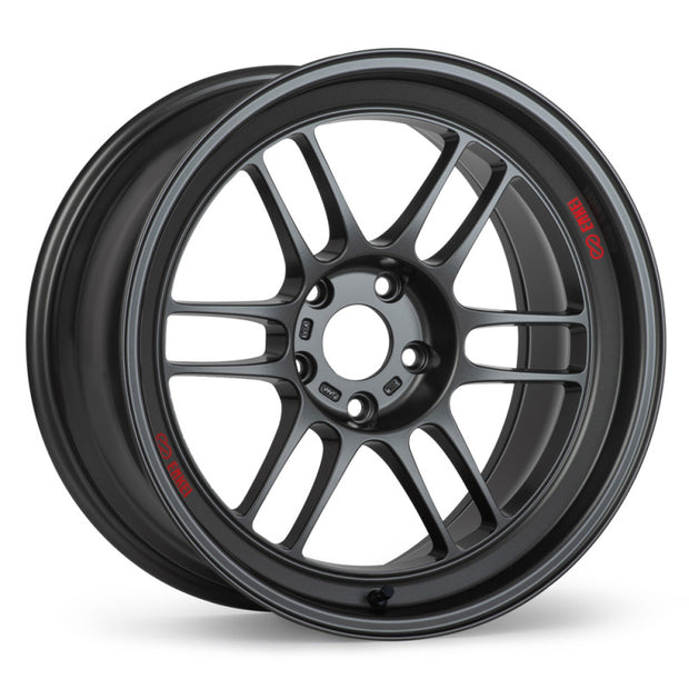 Enkei RPF1RS 18x9.5 5x114.3 12mm Offset 75mm Bore Matte Gunmetal Wheel - Boost Factory