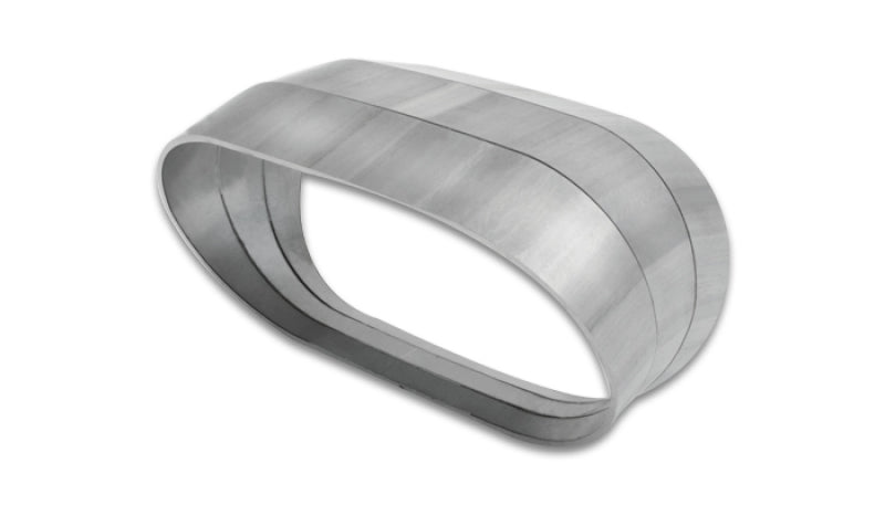 Vibrant Vertical 304 SS Nominal 3in. Oval / 2.35 in. Centerline Radius, 15 degree per cut -Set of 3 - Boost Factory