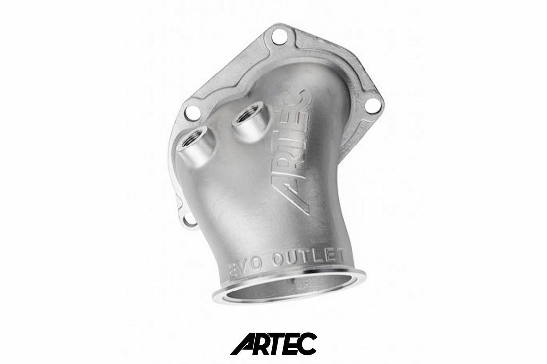 Artec Mitsubishi Evolution Evo 4-9 4G63 3.5” Cast Outlet O2 Housing Dump Pipe
