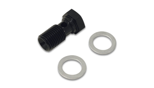 Vibrant Aluminum Banjo Bolt w/ 2 Washers (M8x1.25 20mm LG) - 11441