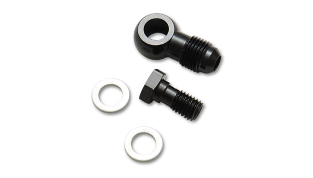 Vibrant -8AN Male Banjo Fitting 10mm x 1.5 Metric Aluminum + 2 Washers - 11531