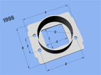 Vibrant MAF SenAdapter Plate Toyota w/ Bosch MAF Sensuse w/ 3in ID filteronly - Boost Factory
