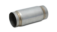 Vibrant SS Race Muffler 4in inlet/outlet x 5in long - Boost Factory