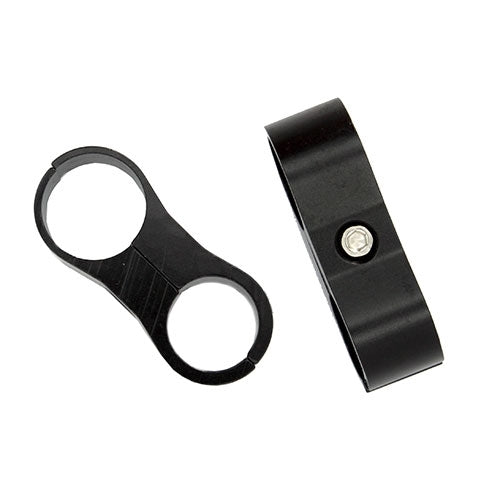 Performance World - 541043 1/4" 2-Line Aluminum Seperators 3/pk Black