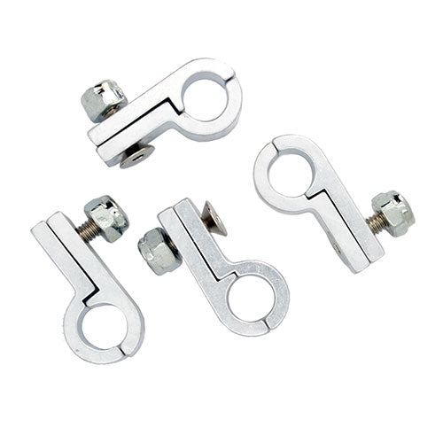 Performance World - 542074 7/16" Line Aluminum P-Clamps 4/pk