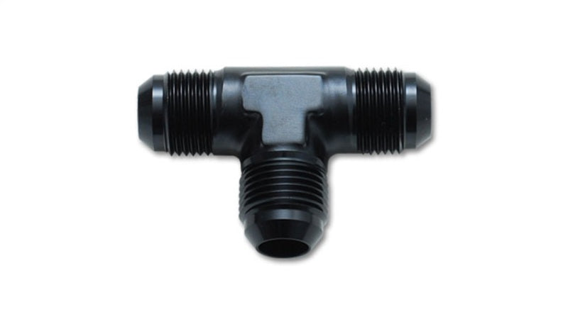 Vibrant -4AN Flare Tee Adapter Fitting - Aluminum - Boost Factory
