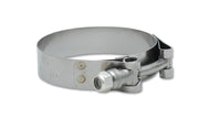 Vibrant SS T-Bolt Clamps Pack of 2 Size Range: 2.75in to 3.10in O.D. For use with 2.5in I.D. coup - Boost Factory