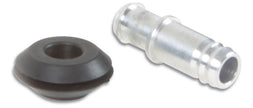 Vibrant 10mm (2/5in) O.D. Aluminum Vacuum Hose Fitting (includes Rubber Grommet) - Boost Factory
