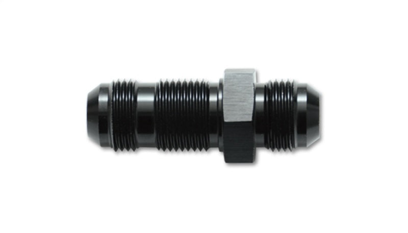 Vibrant -6AN Flare Straight Bulkhead Adapter Fitting - Aluminum - Boost Factory
