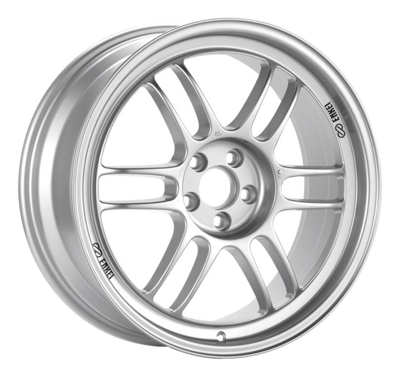 Enkei RPF1 17x9 5x114.3 22mm Offset 73mm Bore Silver Wheel - Boost Factory