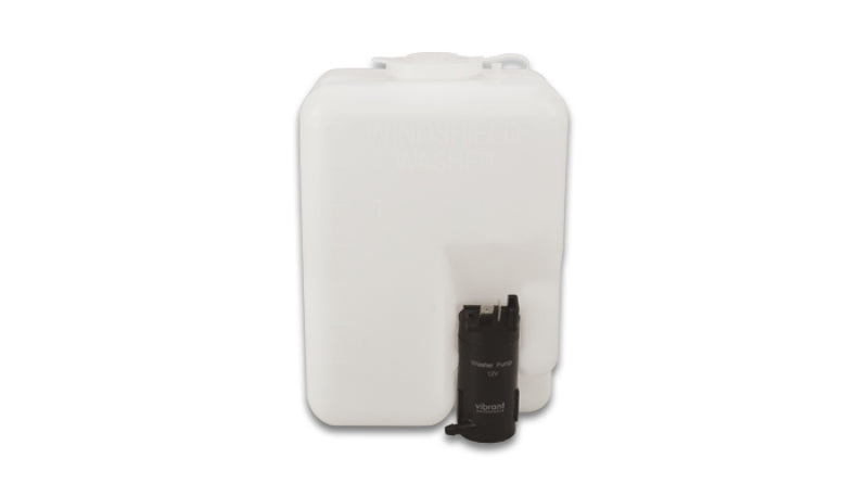 Vibrant Windshield Washer Bottle Repl Kit 1.2L bottle incl bottle ele pump mounting bracket hose - 10400