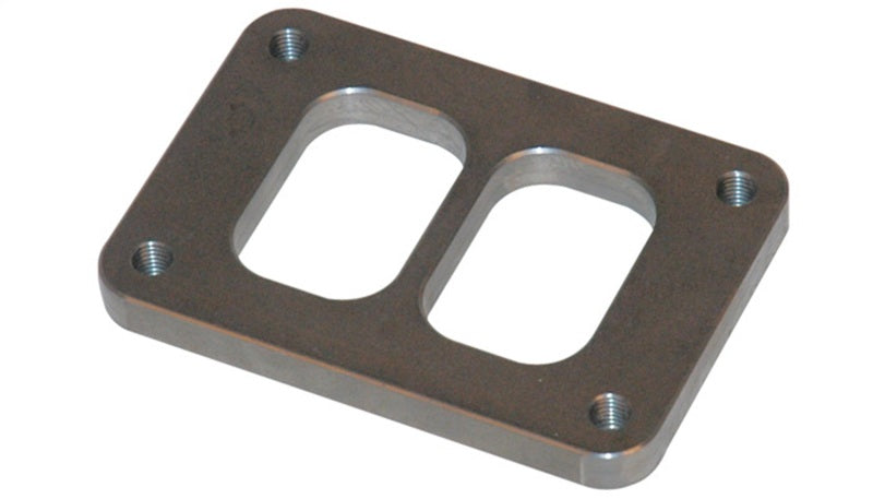 Vibrant T06 Turbo Inlet Flange (Divided Inlet) Mild Steel 1/2in Thick - Boost Factory