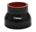 Vibrant 4 Ply Reducer Coupler 3in ID x 2.5in ID x 4.5n Long - Black - 19731