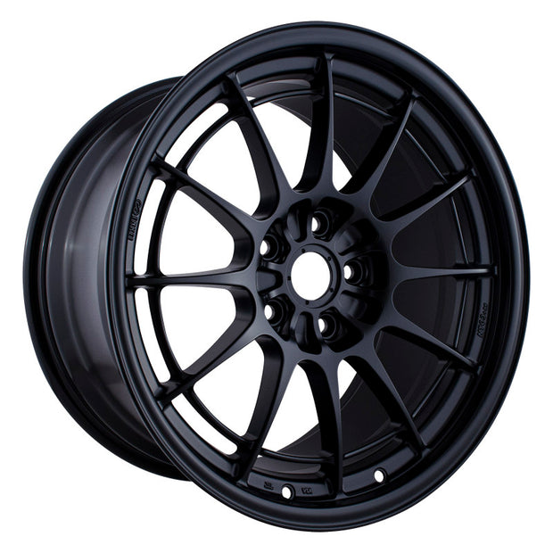 Enkei NT03+M 18x9.5 5x114.3 40mm Offset 72.6mm Bore Black Wheel G35/350Z *MOQ 40 Wheels* - Boost Factory