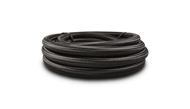 Vibrant -16 AN Black Nylon Braided Flex Hose (5 foot roll) - 11993