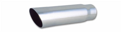 Vibrant 3.5in Round SS Truck/SUV Exhaust Tip (Single Wall Angle Cut) - 3in inlet 11in long - Boost Factory