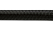 Vibrant -16 AN Black Nylon Braided Flex Hose (2 foot roll) - 11963