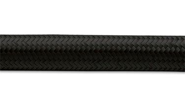 Vibrant -16 AN Black Nylon Braided Flex Hose (5 foot roll) - 11993