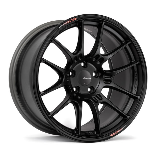 Enkei GTC02 19x9.5 5x114.3 45mm Offset 75mm Bore Matte Black Wheel - Boost Factory
