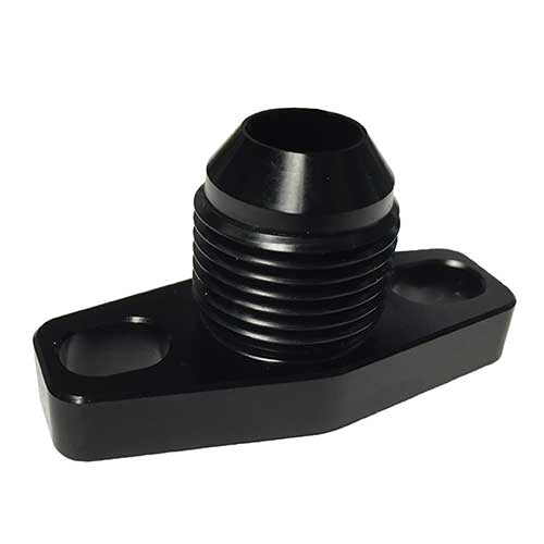 Performance World - 83230 -10AN Billet Turbo Oil Drain Flange