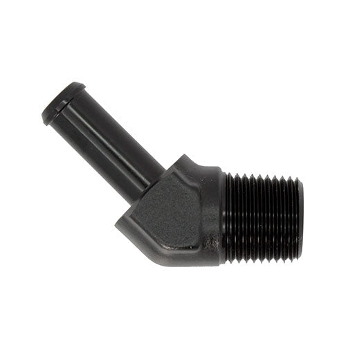 Performance World - 8441008 1/2" NPT to 5/8" ID Hose Adapter 45 Degree