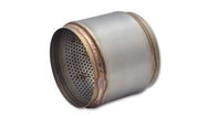 Vibrant SS Race Muffler 5in inlet/outlet x 5in long - Boost Factory