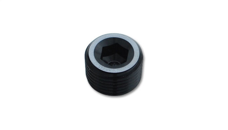 Vibrant 1/4in NPT Socket Pipe Plugs - Aluminum - Boost Factory