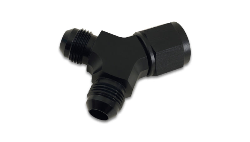 Vibrant -10AN Female x Dual -8AN Male Y-Adapter Fitting - Aluminum - Boost Factory