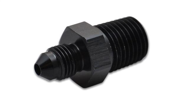 Vibrant -4AN to 1/8in NPT Straight Adapter Fitting - Aluminum - Boost Factory